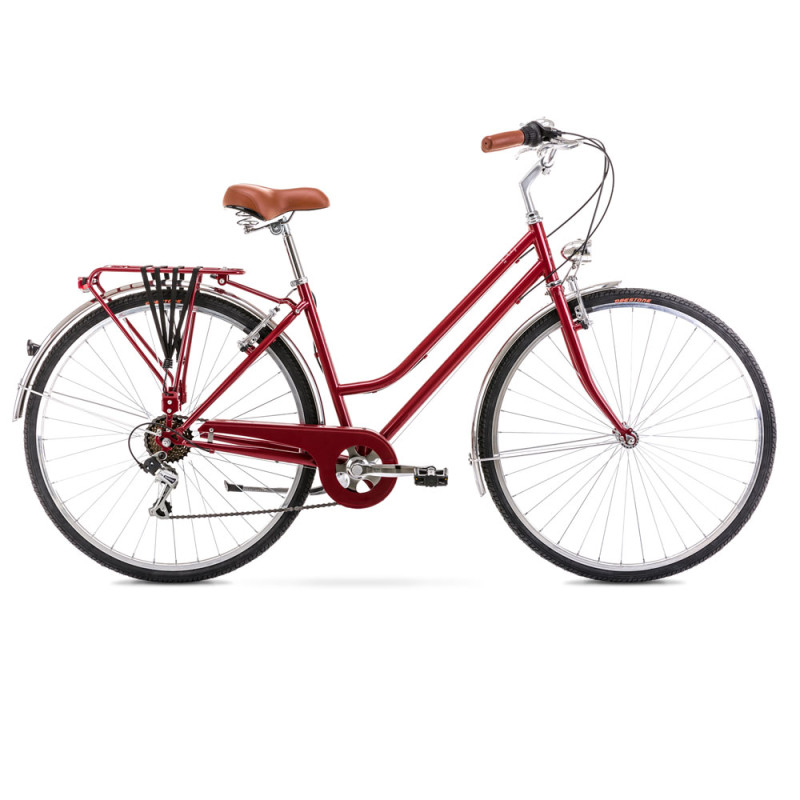 Polkupyörä Romet Vintage Eco D, 28″, punainen (2023)