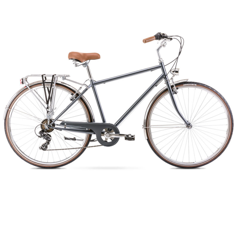 Велосипед Romet Vintage Eco M, 28″, серый (2023)