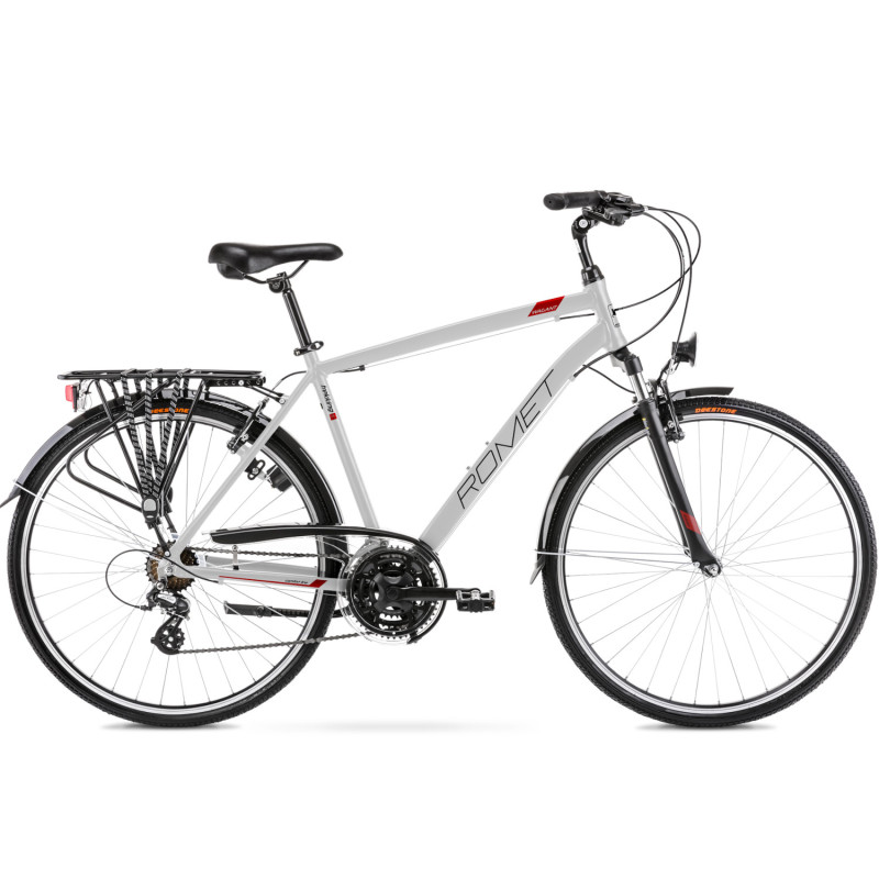 Polkupyörä Romet Wagant, 28″, harmaa-punainen (2023)