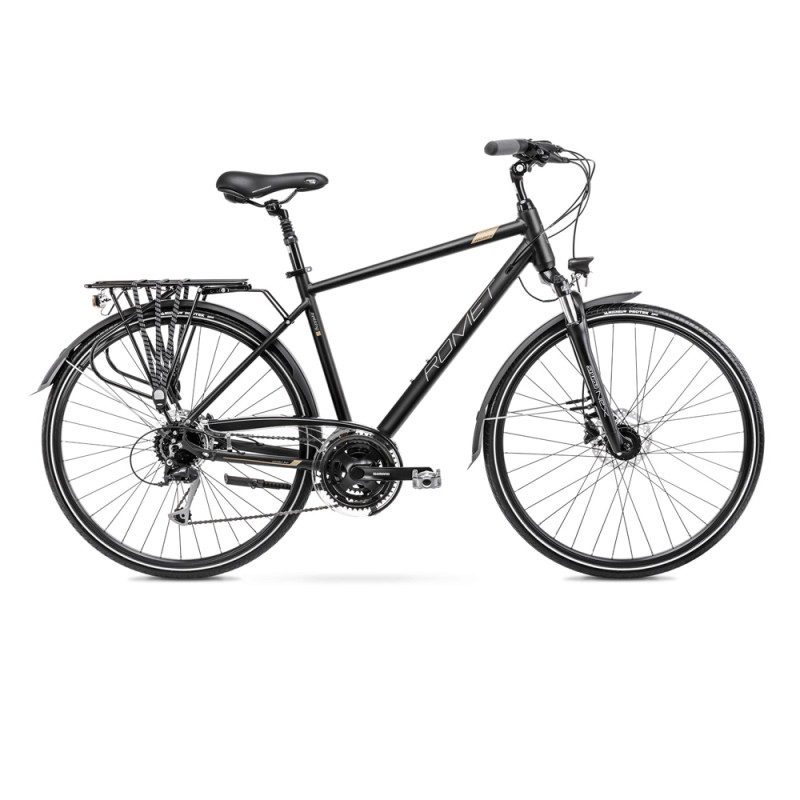Jalgratas Romet Wagant 6, 28″, must-hõbe (2023)