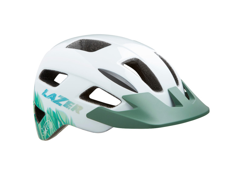 Детский велосипедный шлем Lazer Gekko White Tropical 50-56см