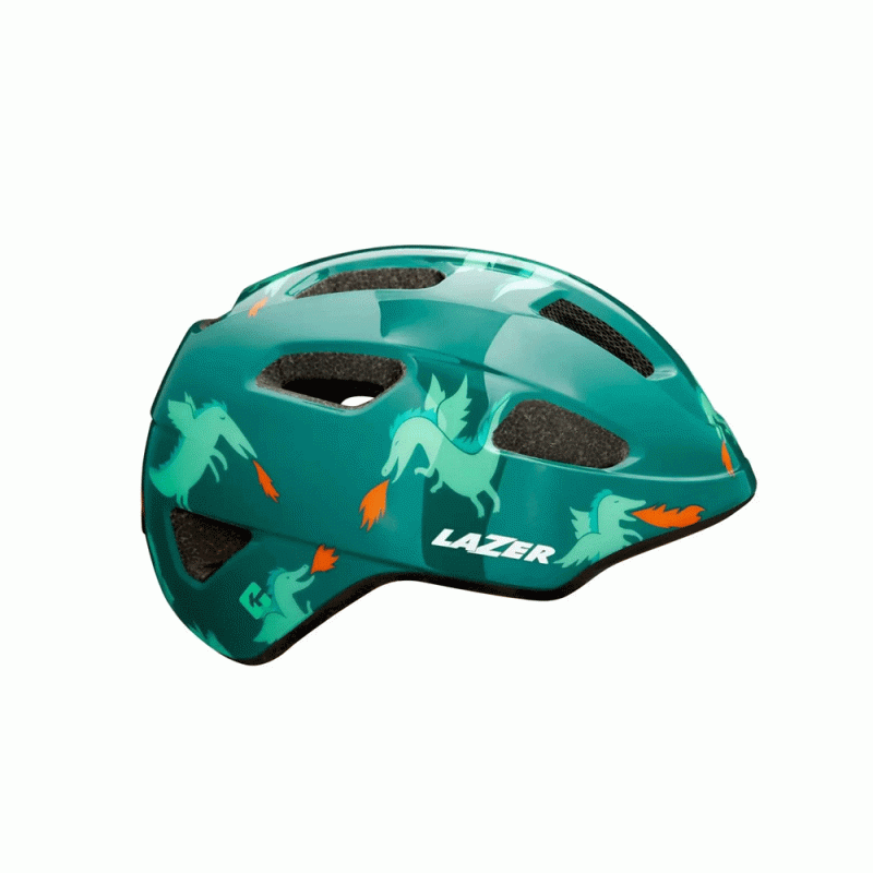 Helmet LAZER NUTZ CE-CPSC Dragons, Unisize, green