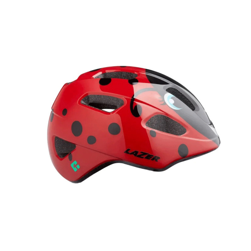 Helmet LAZER PNUT KinetiCore, CE-CPSC, Ladybug, red