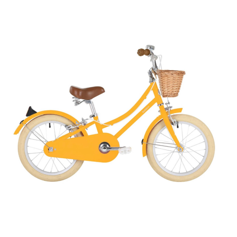 Tüdrukute jalgratas Bobbin Gingersnap 4-6 aastasele, 16-tolline, värv kollane