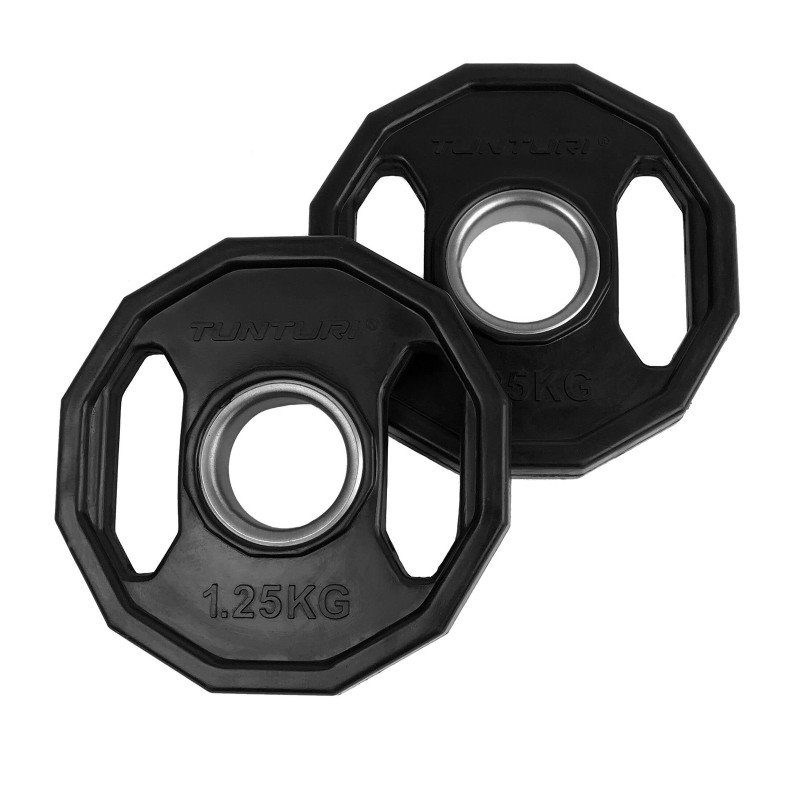 Weight plates TUNTURI Olympic Rubber Plates 1.25kg (pair)