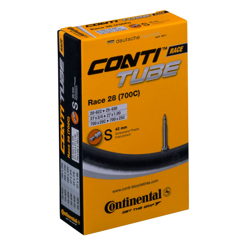 Inner tube CONTINENTAL Tube Race 28 Valve Presta 18/25-622/630