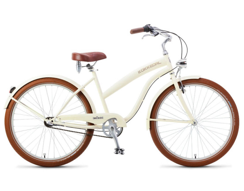 Stylish women’s cruiser bicycle Kokkedal Vanila, 3 gears