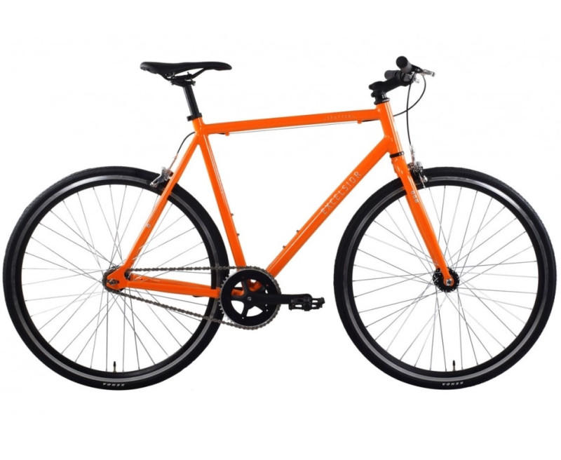 Fixie jalgratas Excelsior Sputter, värv oranz, 2 käiku