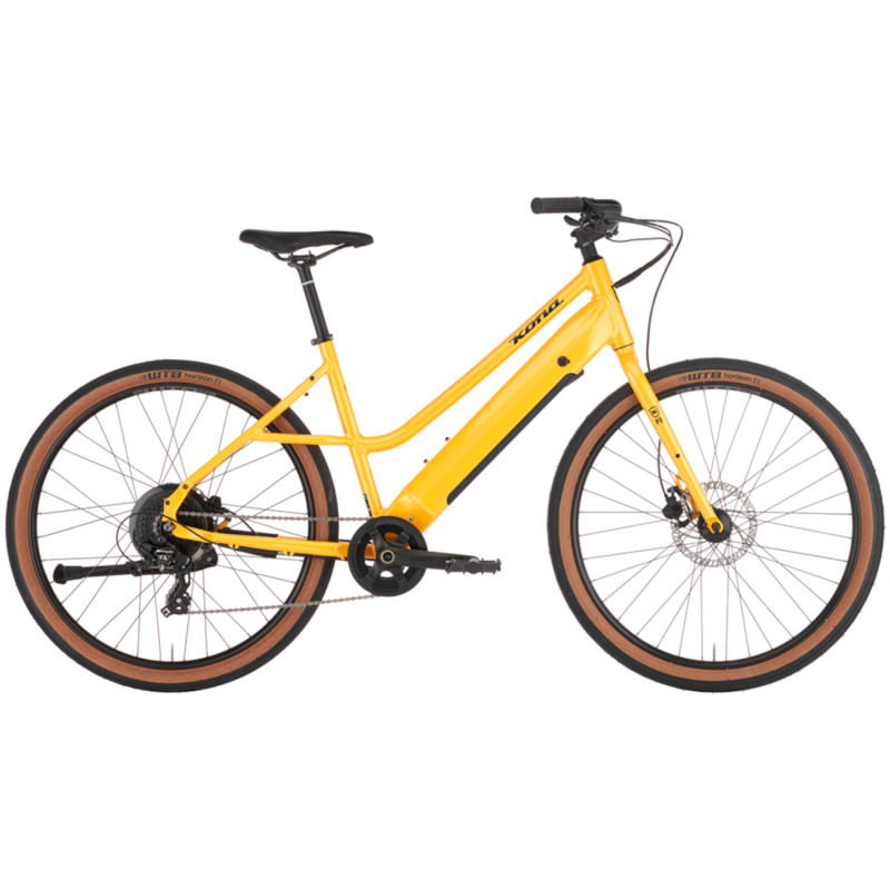 Elektriskais velosipēds Kona Coco HD, Gloss Metallic Yellow