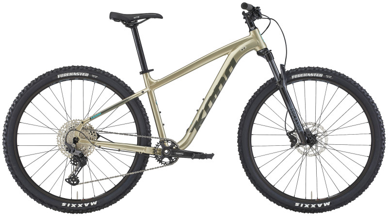 Kona Kahuna 29″ kalnu velosipēds, spīdīgs metālisks alvas materiāls