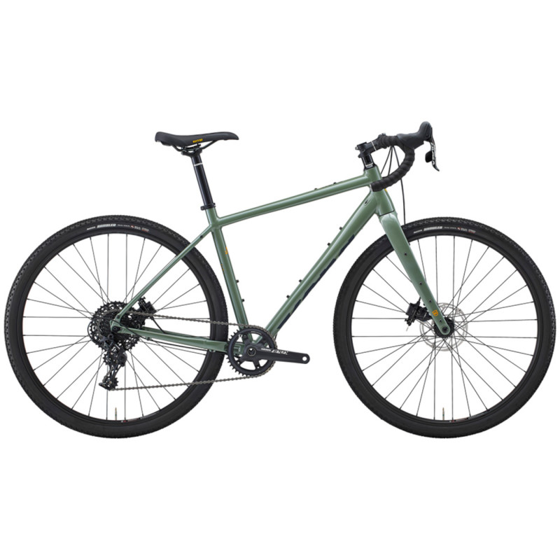 Polkupyörät Kona Libre, kiiltävä metallinen vihreä (2023)