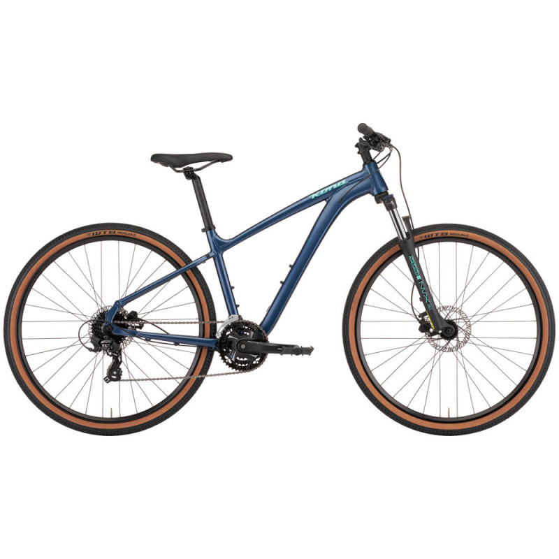 Kona Splice, Satin Metallic Gose Blue bicycle wheels