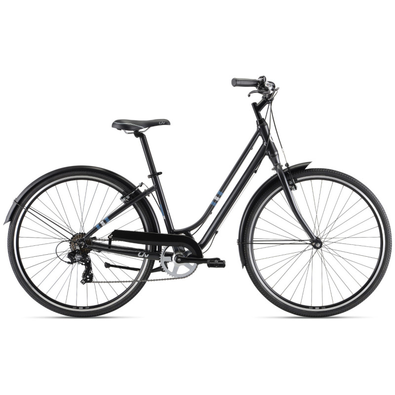 Женский велосипед LIV Flourish 3, черный металлик
