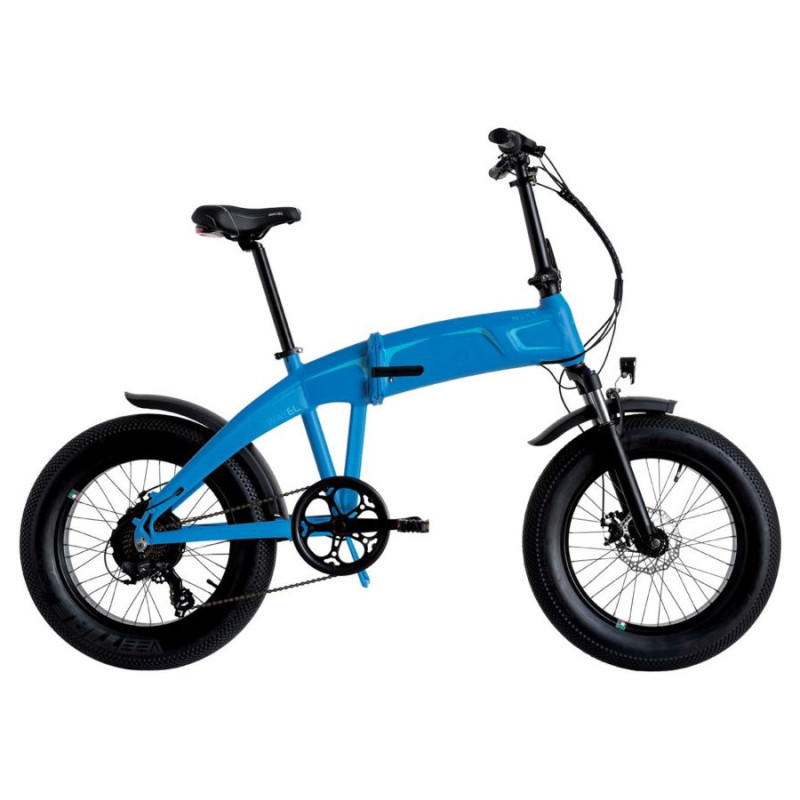 Saliekams elektriskais velosipēds WAYEL NEXT (48 V / 12,8 Ah), zils