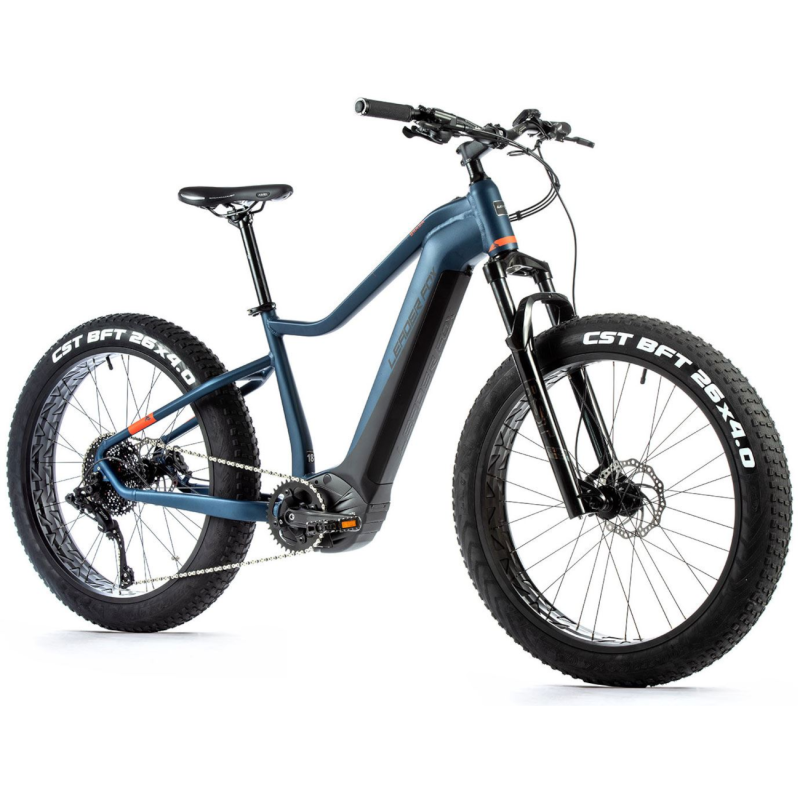 Electric bicycle LEADER FOX Brasa 26" Fat Bike: Dark Blue