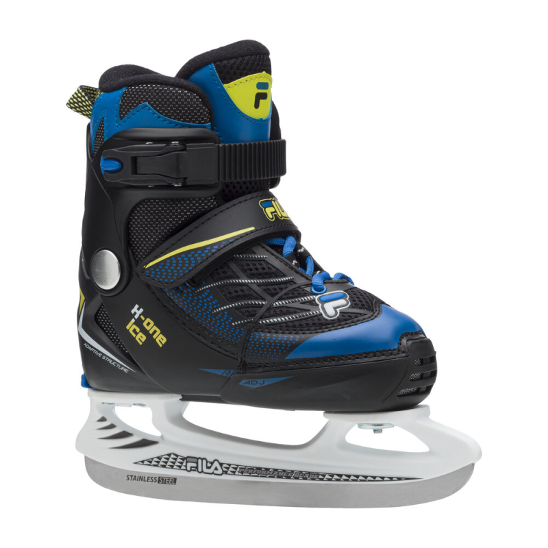 Children's hockey skates FILA X-One Ice Blue/Lime